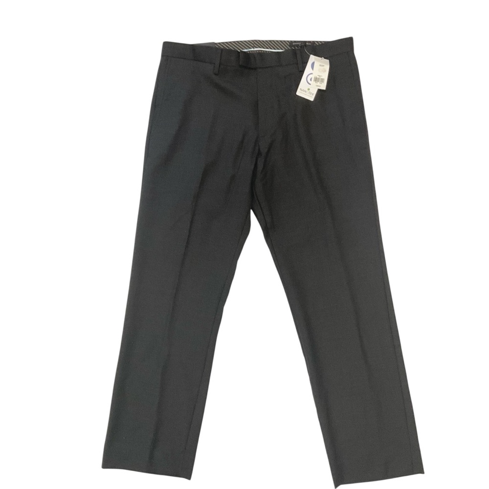 Banana republic slim fit men’s 35x30 Wool dark charcoal gray dress pants 
 NWT